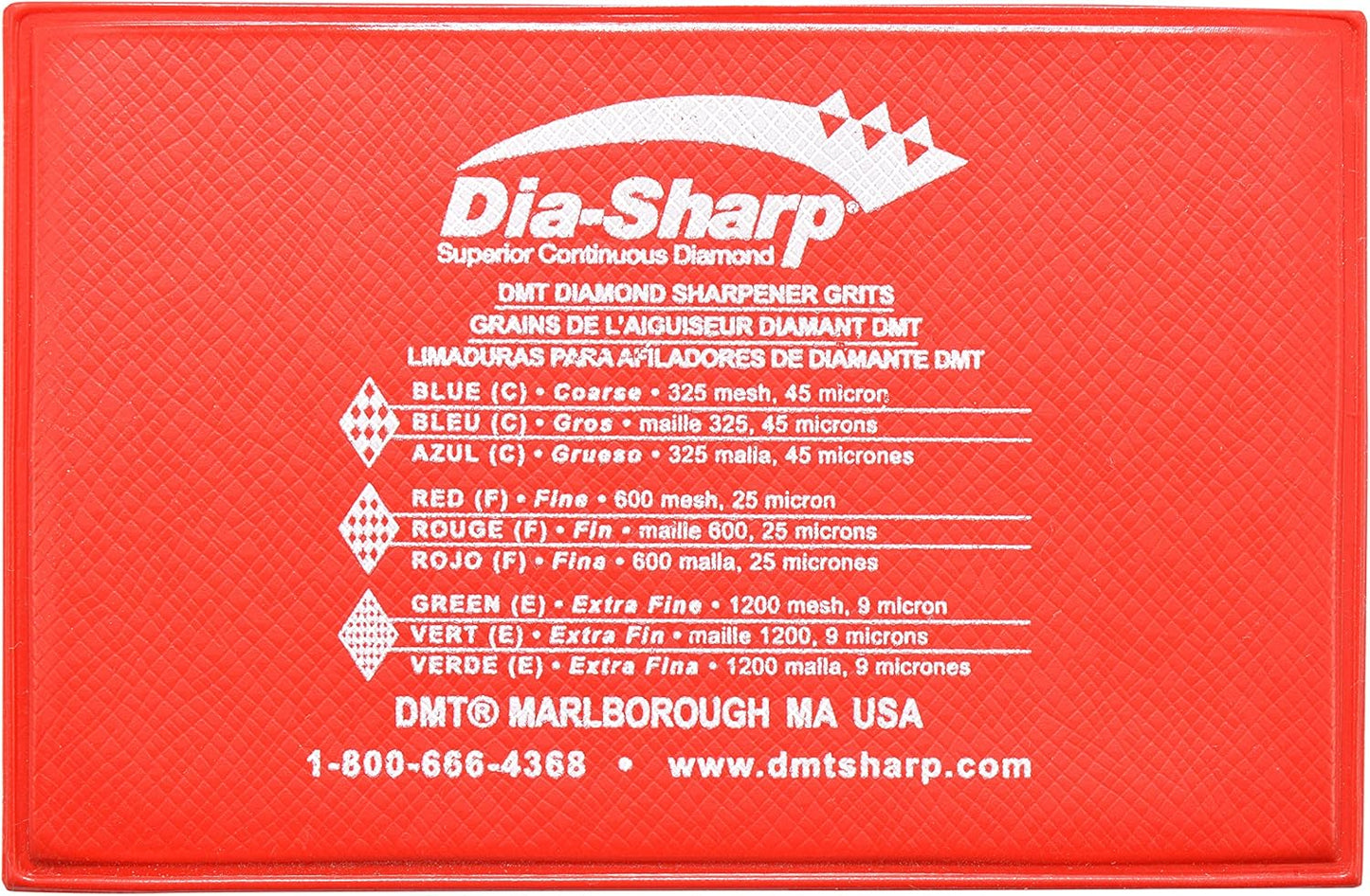 DMT (Diamond Machining Technology) D3C 3-inch Dia-Sharp Knife Sharpener, Coarse Grit, Credit Card Sized, One Size, (D3C)