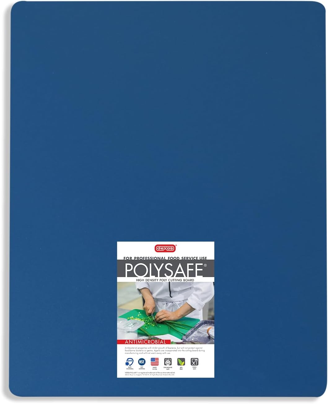 4-Pack NSF Certified Polysafe Cutting Boards with Handle, 11 x 14.5 Inches, Reversible Kitchen Cutting Board, Assorted Colors