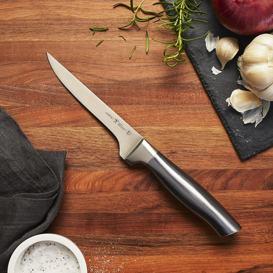 Graphite Razor-Sharp 5.5-inch Boning Knife, German Engineered Informed by 100+ Years of Mastery