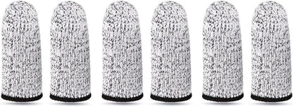 Cut Resistant Finger Cots Thumb Finger Covers with High Abrasion Resistance for Crafting and Kitchen Use