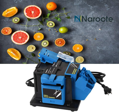 Multifunctional Electric Sharpener, Drill Bit Sharpener Household Electric Cutter Scissor Sharpener Sharpening Tools Kitchen Knife Sharpener for Professional Chef Use(US Plug 110V)
