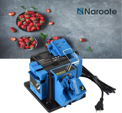 Multifunctional Electric Sharpener, Drill Bit Sharpener Household Electric Cutter Scissor Sharpener Sharpening Tools Kitchen Knife Sharpener for Professional Chef Use(US Plug 110V)