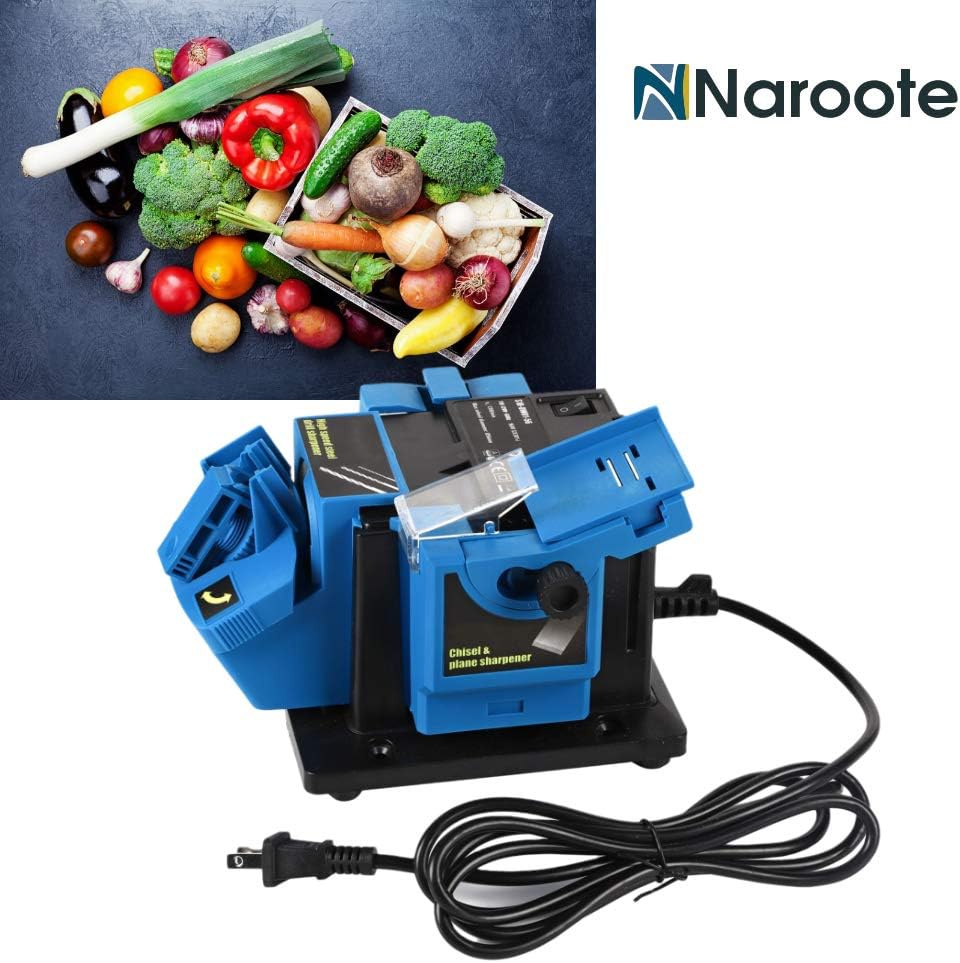 Multifunctional Electric Sharpener, Drill Bit Sharpener Household Electric Cutter Scissor Sharpener Sharpening Tools Kitchen Knife Sharpener for Professional Chef Use(US Plug 110V)