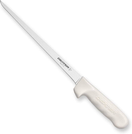 Sani-Safe S133-9-PCP 9" Narrow Fillet Knife with Polypropylene Handle, High Carbon Dexsteel, NSF Certified, Made in USA