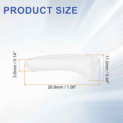 100Pcs Knife Tip Protector Cover 1.06" x 0.44" Plastic Anti-scratch Blade Tip Edge Guards for Kitchen Knife Protection Sleeves Cover, Clear