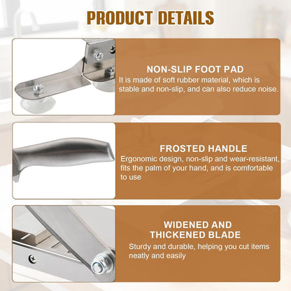 Manual Meat Cutter Machine Biltong Slicer Rib Chicken Cutting Machine Chinese Medicine Beef Jerky Slicer Stainless Sliver ZGD-PQPQ-001@TPUSEK06 0 | Chinese Medicine Beef Jerky Rib Slicer Stainless Steel Hand Herbal Shaver for Fruit Vegetables Salami Ham