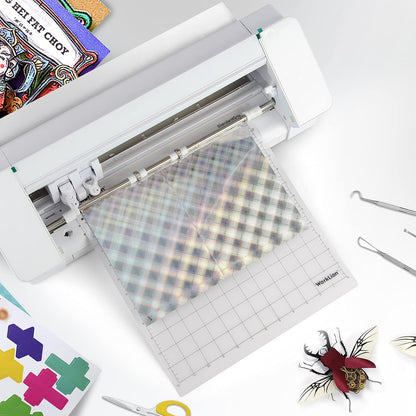 Cutting mat 12x12 Compatible With Silhouette Cameo 4/5/3/2/1(6 mats-4 Standard Adhesive,1Light Adhesive, 1Strong Adhesive) Adhesive Cutting Mat for Crafts, Quilting, Sewing, Scrapbooking and All Arts