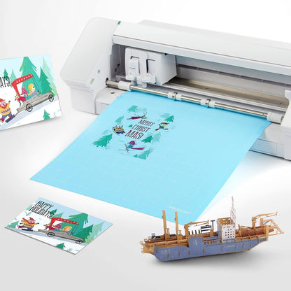Cutting mat 12x12 Compatible With Silhouette Cameo 4/5/3/2/1(6 mats-4 Standard Adhesive,1Light Adhesive, 1Strong Adhesive) Adhesive Cutting Mat for Crafts, Quilting, Sewing, Scrapbooking and All Arts
