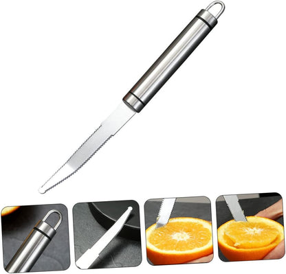 Stainless Steel Orange Peeler Tool Multi-functional Grapefruit Knife Household Fruit Peeler for Easy Slicing and Peeling for Citrus Fruits and Kitchen Use