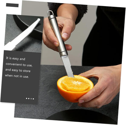 Stainless Steel Orange Peeler Tool Multi-functional Grapefruit Knife Household Fruit Peeler for Easy Slicing and Peeling for Citrus Fruits and Kitchen Use