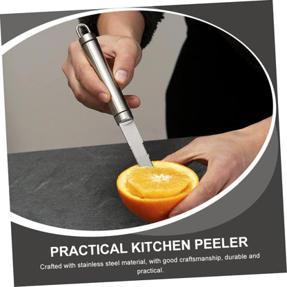Stainless Steel Orange Peeler Tool Multi-functional Grapefruit Knife Household Fruit Peeler for Easy Slicing and Peeling for Citrus Fruits and Kitchen Use