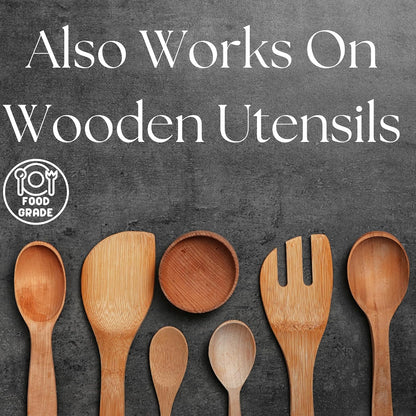 Natural Coconut Oil, Beeswax & Carnauba Wax Wood Conditioner, 5oz Tub for Cutting Boards & Butcher Blocks, Food Safe, Protects, Conditions & Extends Longevity (5.7 oz)2 PK.