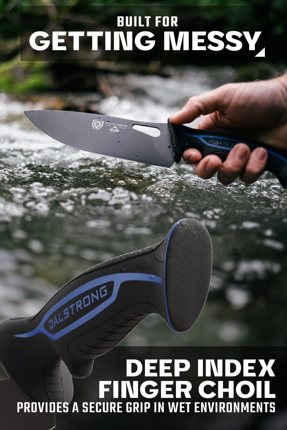 8" Chef Knife - TiN-Coated 7CR17MOV Steel