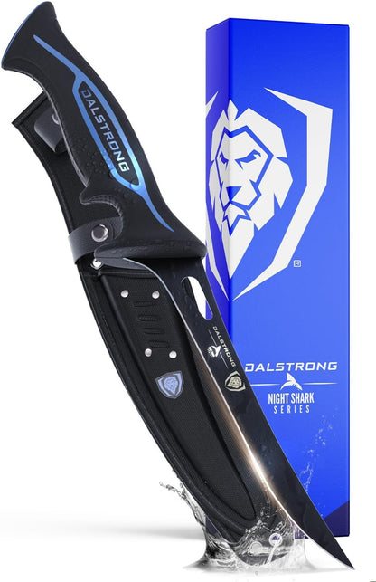 8" Chef Knife - TiN-Coated 7CR17MOV Steel