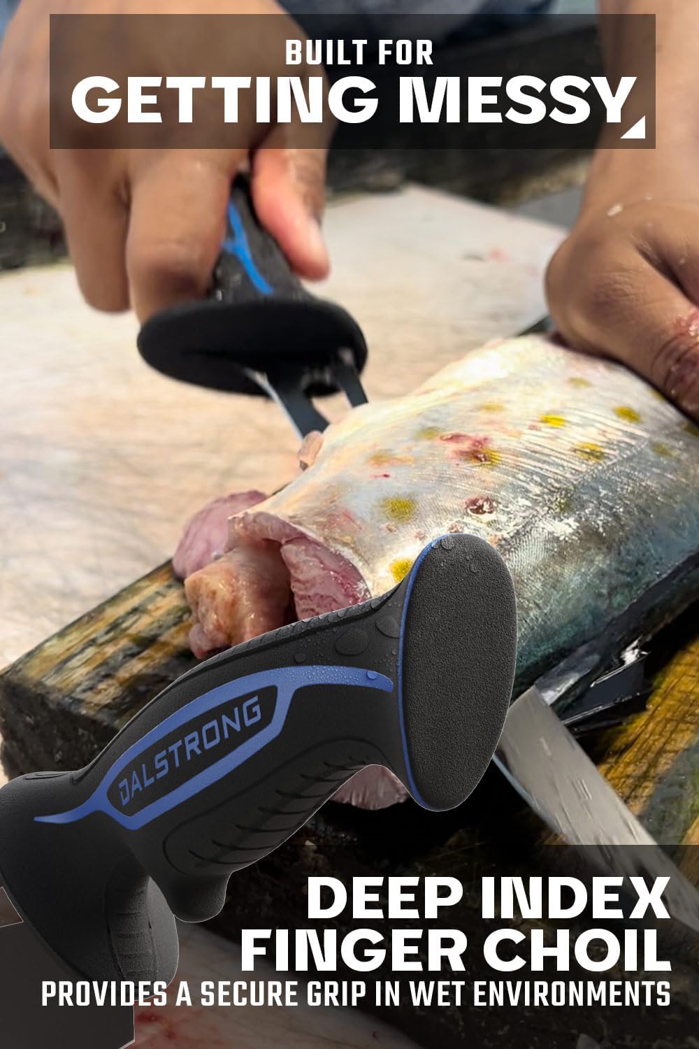 8" Chef Knife - TiN-Coated 7CR17MOV Steel