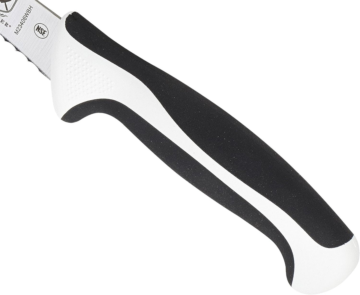 Millennia Colors Stainless Steel Bread Knife 10-Inch Wavy Edge Wide, Gray - Colors A