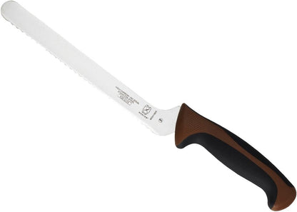 Millennia Colors Stainless Steel Bread Knife 10-Inch Wavy Edge Wide, Gray - Colors A