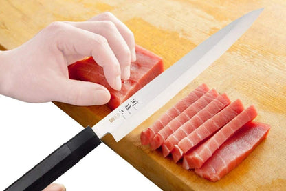 Seki Magoroku Kinju ST Japanese Deba Knife 165mm (AK-1102), Black