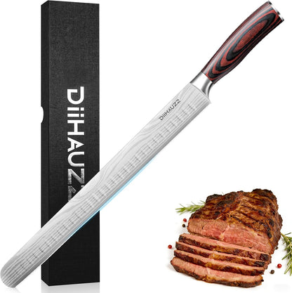 8 Inch Chef Knife, High Carbon Stainless Steel - Ultra Sharp Kitchen Gyutou Knife for Slicing Meat, Dicing Vegetables and Daily Meal Prep, Ergonomic Handle with Sheath, Gift Box
