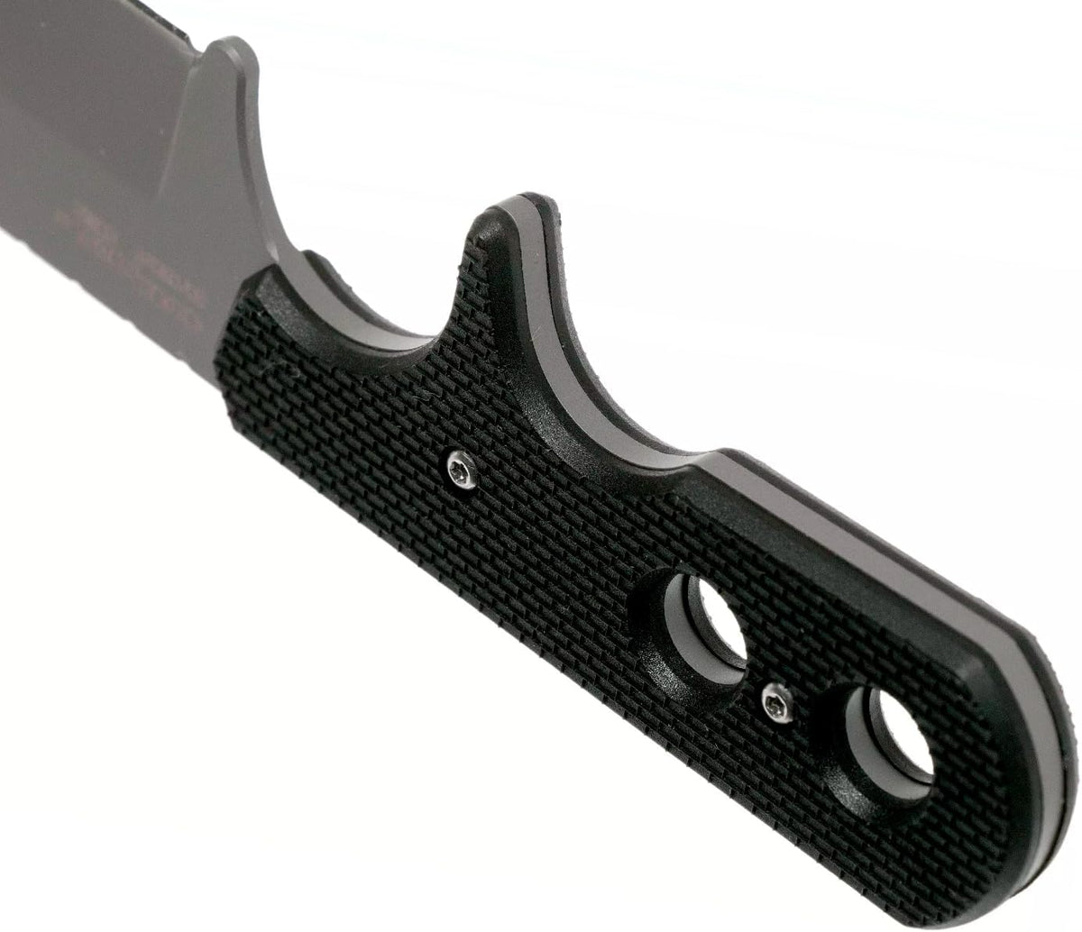 Cold Steel Mini Tac Bowie 3-5/8" Lightweight Durable 8Cr13MoV Stainless Steel Fixed Blade Clip Point Outdoor Hunting Utility Knife, Griv-Ex Handle, Secure-Ex Sheath - Boxed