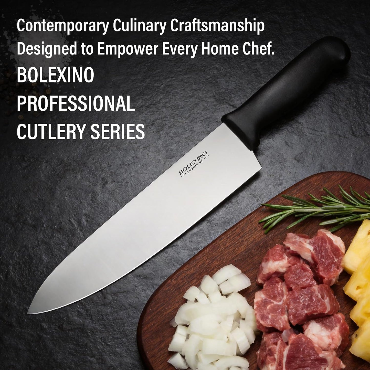 10 inch Japanese High Carbon Stainless Steel Chef Knife, Professional Sharp Wide Cook Knife with Non-slip Ergonomic Handle, for Kitchen Home Restaurant (Green)