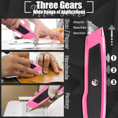 Box Cutter, Pink Utility Knife, Razor Knife, Box Opener