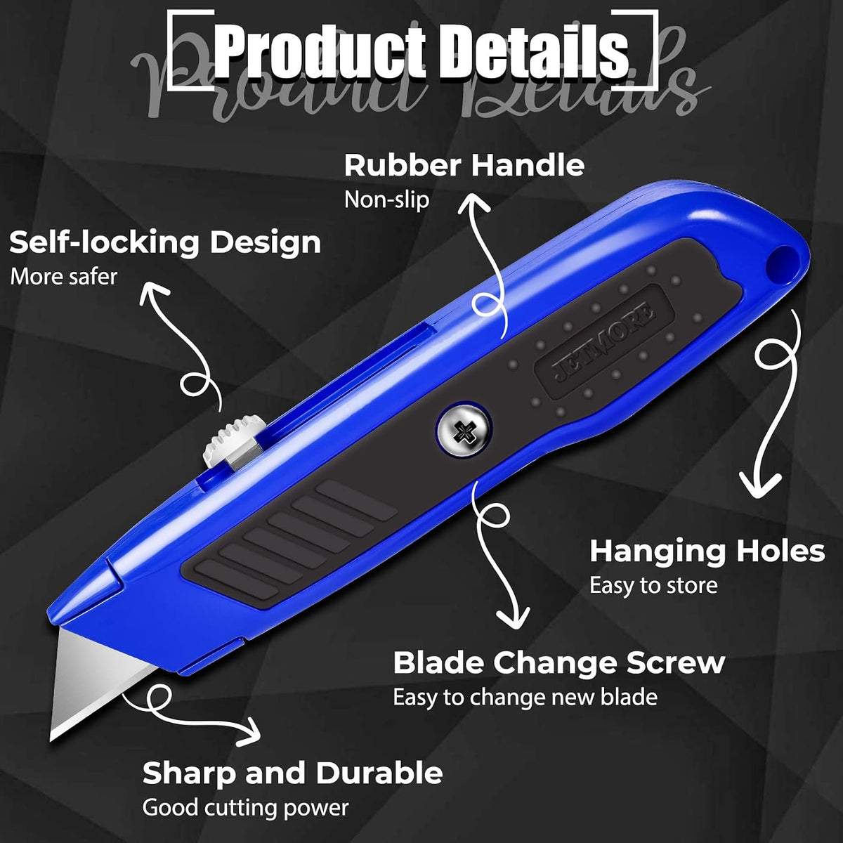 Box Cutter, Pink Utility Knife, Razor Knife, Box Opener