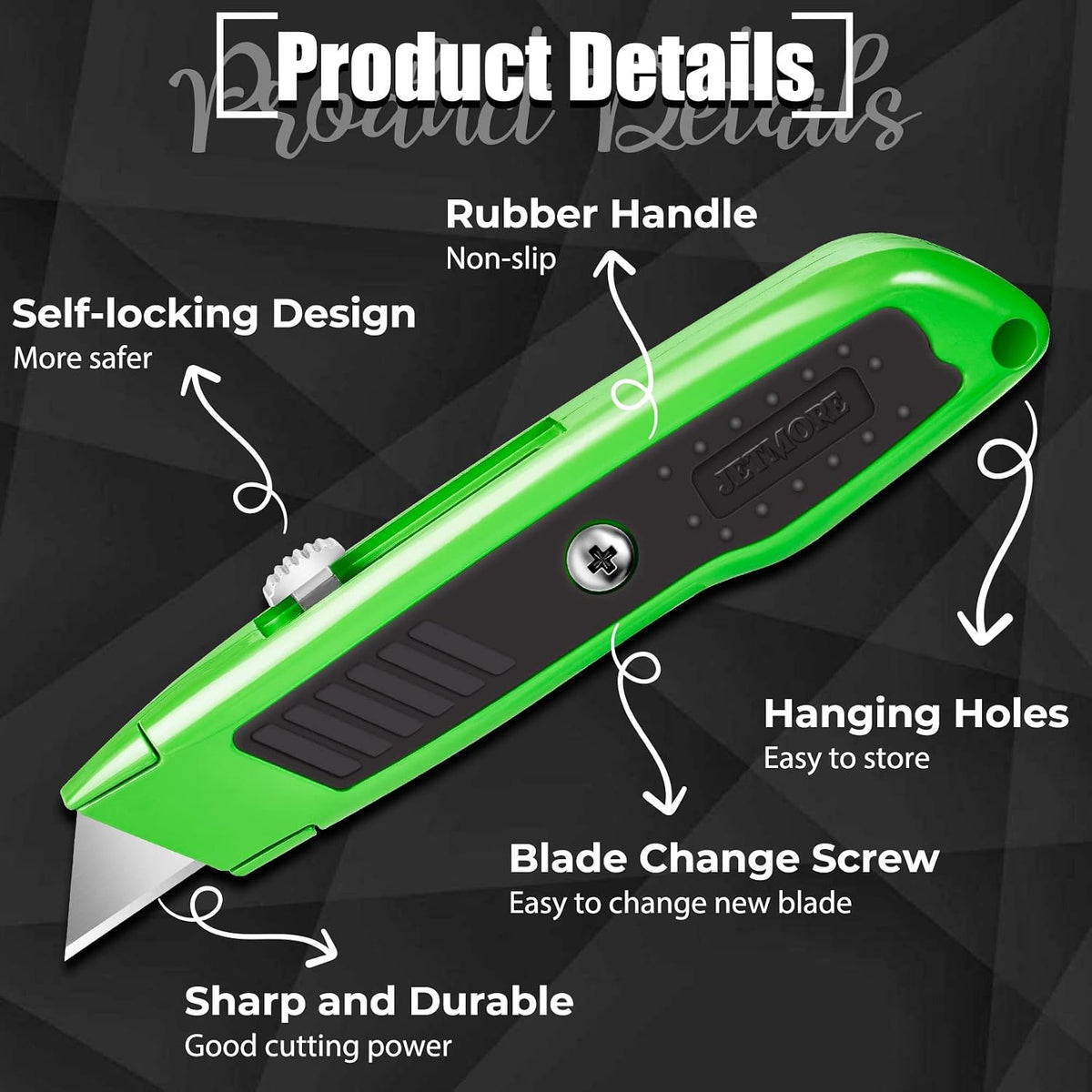 Box Cutter, Pink Utility Knife, Razor Knife, Box Opener