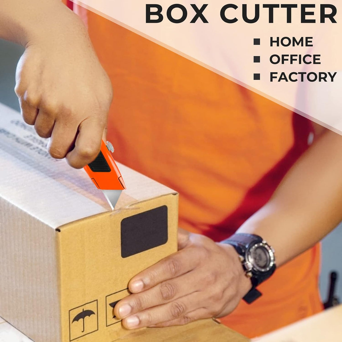 Box Cutter, Pink Utility Knife, Razor Knife, Box Opener