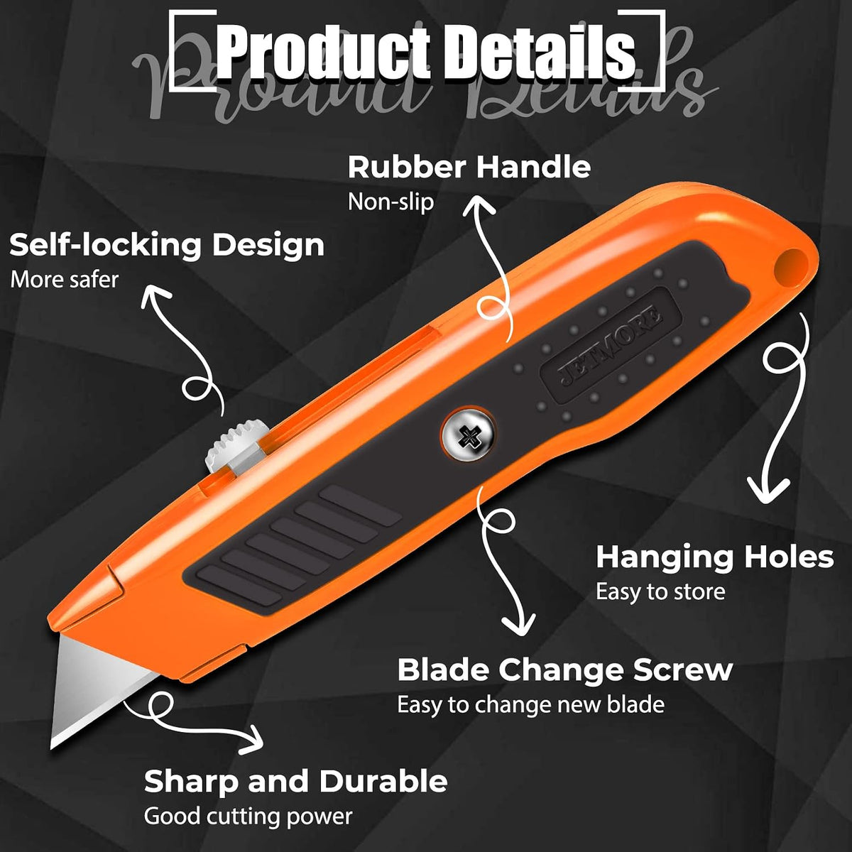 Box Cutter, Pink Utility Knife, Razor Knife, Box Opener