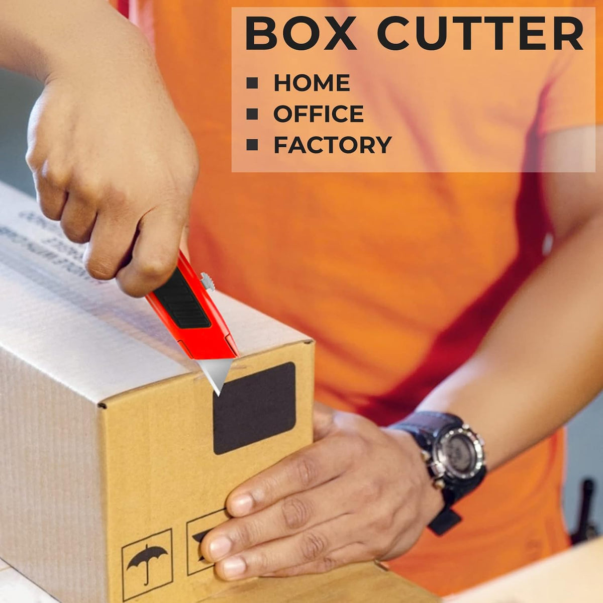 Box Cutter, Pink Utility Knife, Razor Knife, Box Opener
