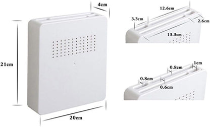 Vpang Plastic Kitchen Knife Storage Block Wall Mounted Knife Holder Storage Rack Shelf 4 Slot