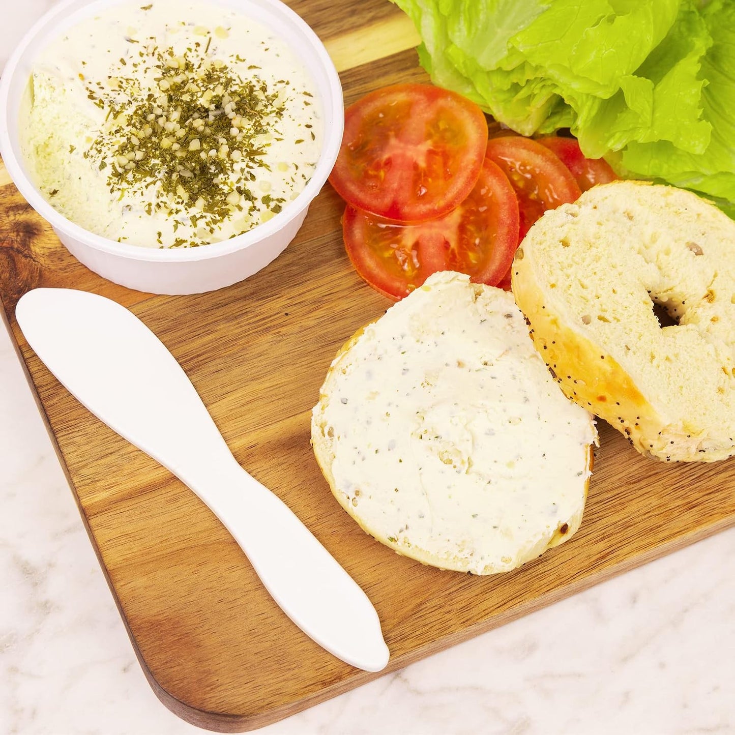 Multi Purpose Spreaders | Versatile Butter Knife for Soft Cheese or Frosting | Safe for Kids | BPA-Free and Dishwasher-Safe | Set of 2 Spreaders Each | Made in Sweden | Purple