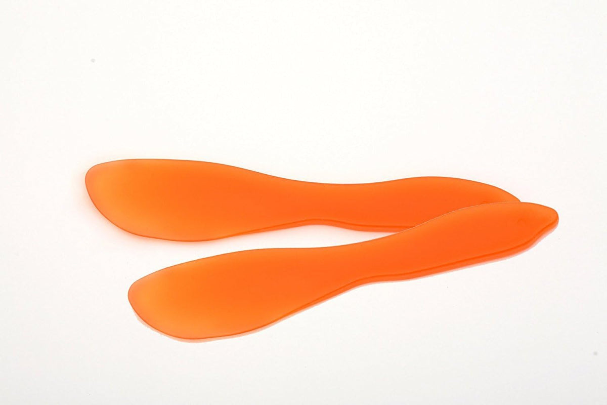 Multi Purpose Spreaders | Versatile Butter Knife for Soft Cheese or Frosting | Safe for Kids | BPA-Free and Dishwasher-Safe | Set of 2 Spreaders Each | Made in Sweden | Purple