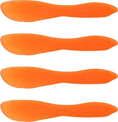 Multi Purpose Spreaders | Versatile Butter Knife for Soft Cheese or Frosting | Safe for Kids | BPA-Free and Dishwasher-Safe | Set of 2 Spreaders Each | Made in Sweden | Purple