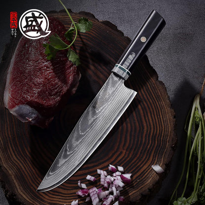 7 Inch Japanese Kiritsuke Chef Knife HAP40 Damascus