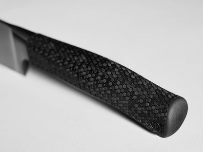 Wüsthof Performer 7" Hollow Edge Santoku Knife, Black