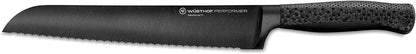 Wüsthof Performer 7" Hollow Edge Santoku Knife, Black
