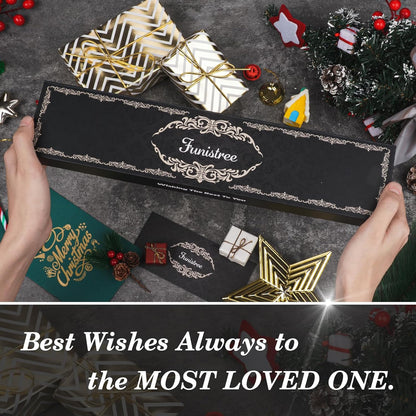 4 Pieces Professional Kitchen Knife Set, Damascus German Stainless Steel Chef Knife Set, 8" Chef Knife, 5" Utility Knife, 8" Bread Knife, 7" Santoku Knife, Gift for Men Women 20 cm