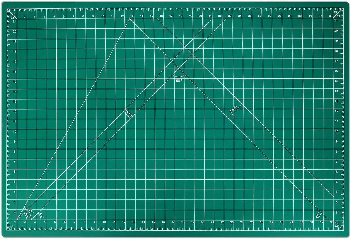 Self Healing Sewing Mat, 12inch x 18inch Rotary Cutting Mat Double Sided 5-Ply Craft Cutting Board for Sewing Crafts Hobby Fabric Precision Scrapbooking Project