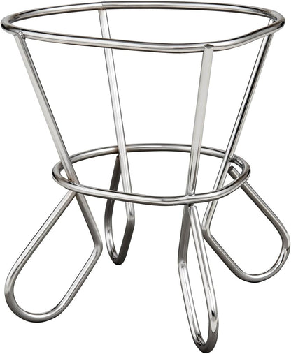 Kitchen Roasting Wire Spiral Ham Roasting Rack, Chrome-Plated Steel, For Baking And Carving Ham Up To 10-Pounds