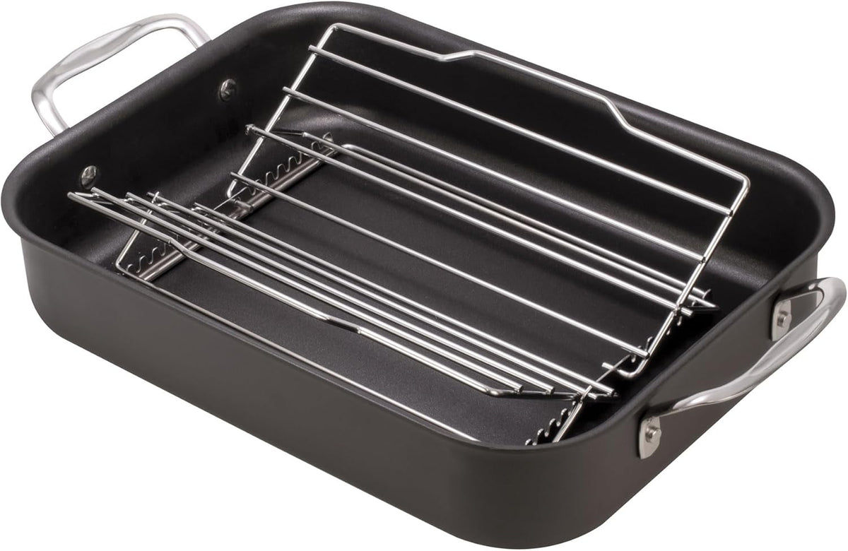 Kitchen Roasting Wire Spiral Ham Roasting Rack, Chrome-Plated Steel, For Baking And Carving Ham Up To 10-Pounds