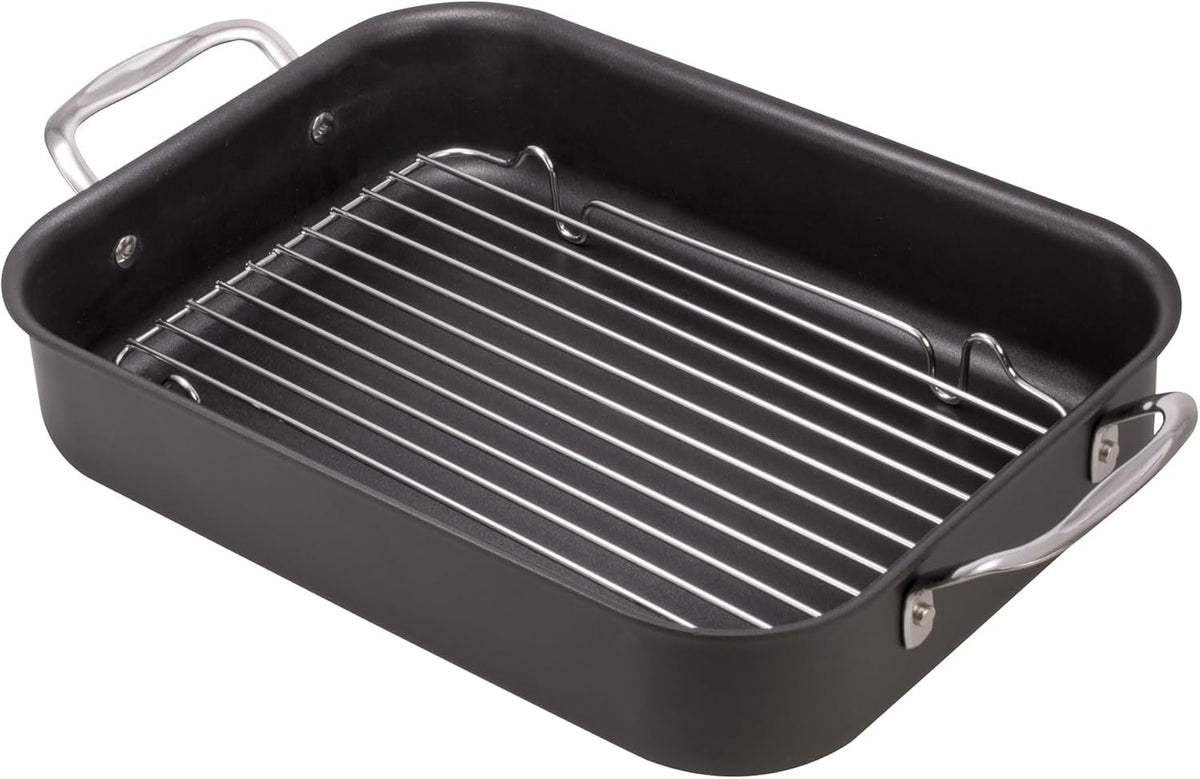 Kitchen Roasting Wire Spiral Ham Roasting Rack, Chrome-Plated Steel, For Baking And Carving Ham Up To 10-Pounds