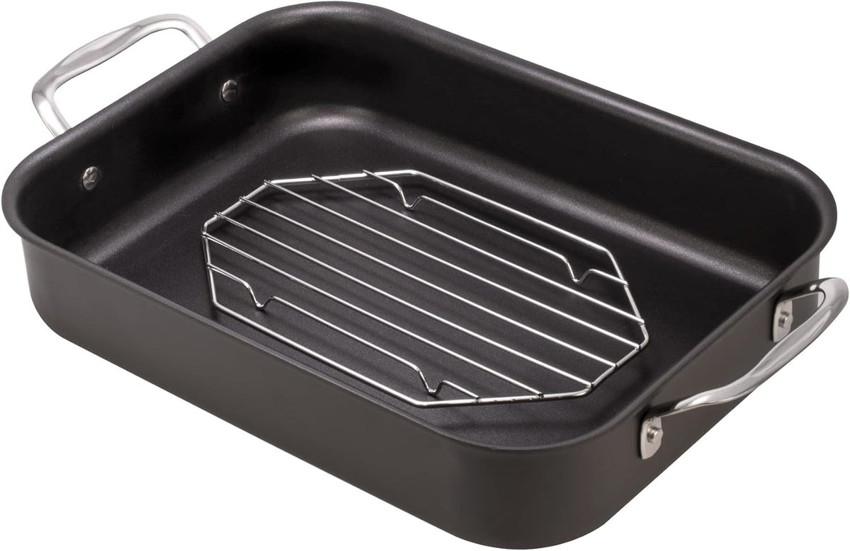 Kitchen Roasting Wire Spiral Ham Roasting Rack, Chrome-Plated Steel, For Baking And Carving Ham Up To 10-Pounds