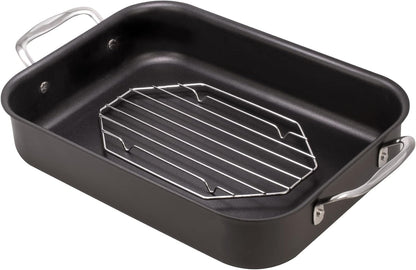 Kitchen Roasting Wire Spiral Ham Roasting Rack, Chrome-Plated Steel, For Baking And Carving Ham Up To 10-Pounds