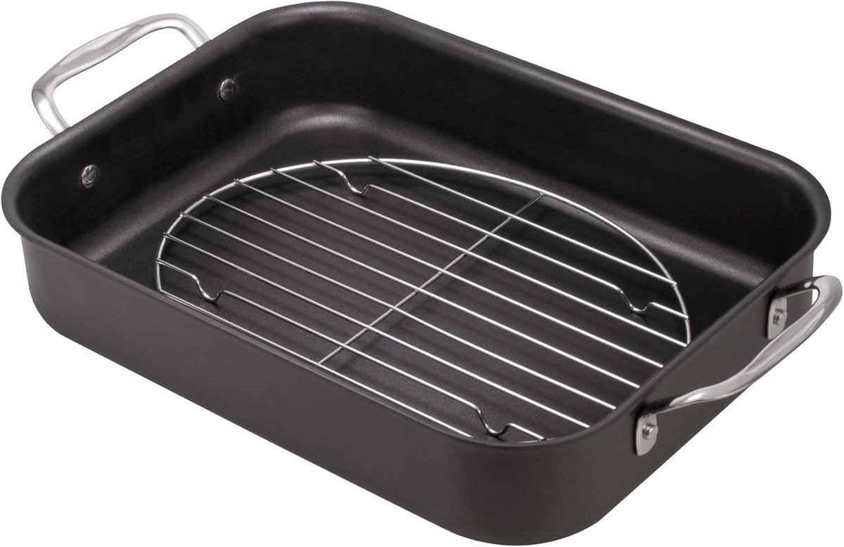 Kitchen Roasting Wire Spiral Ham Roasting Rack, Chrome-Plated Steel, For Baking And Carving Ham Up To 10-Pounds