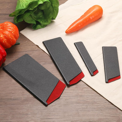 Knives Edge Guard, 5.5"x1" ABS Knife Cover Sleeves Blade Protector Universal Knife Sheath for Home Kitchen