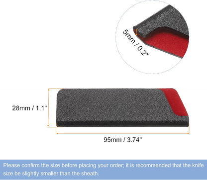 Knives Edge Guard, 5.5"x1" ABS Knife Cover Sleeves Blade Protector Universal Knife Sheath for Home Kitchen