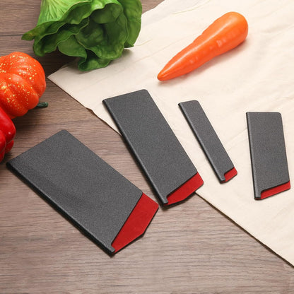 Knives Edge Guard, 5.5"x1" ABS Knife Cover Sleeves Blade Protector Universal Knife Sheath for Home Kitchen