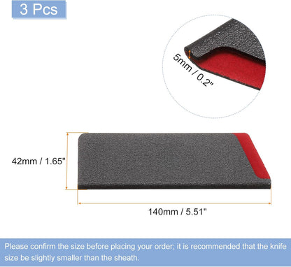 Knives Edge Guard, 5.5"x1" ABS Knife Cover Sleeves Blade Protector Universal Knife Sheath for Home Kitchen